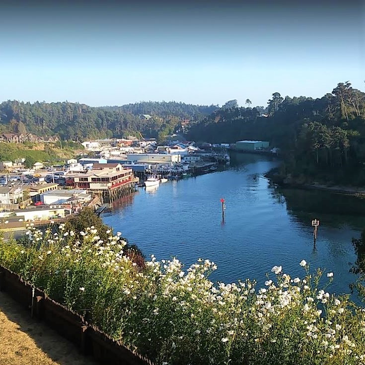  Silvers on the Wharf Restaurant and Hotel on the water in Fort Bragg CA