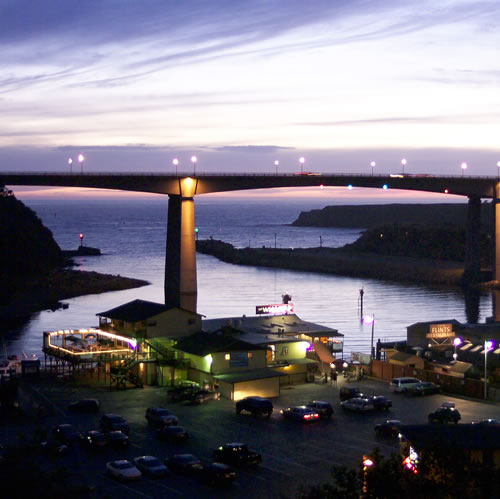  Silvers on the Wharf Restaurant and Hotel on the water in Fort Bragg CA